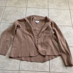 Croft & Barrow Women's Tan Blazer Jacket